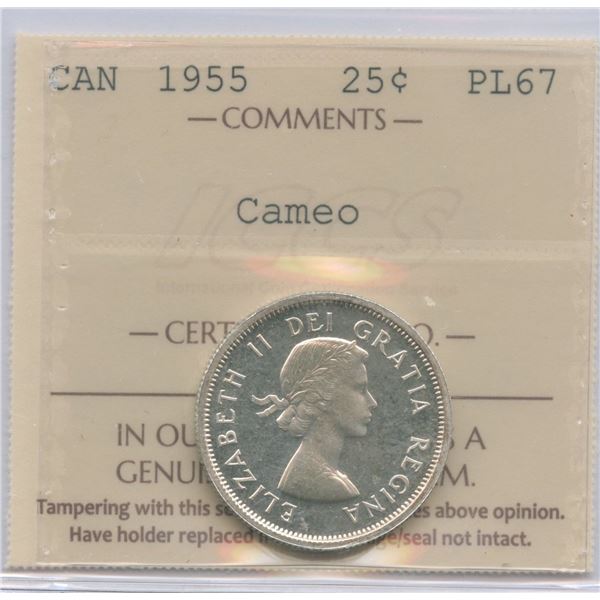 1955 Twenty-Five Cents - Proof Like