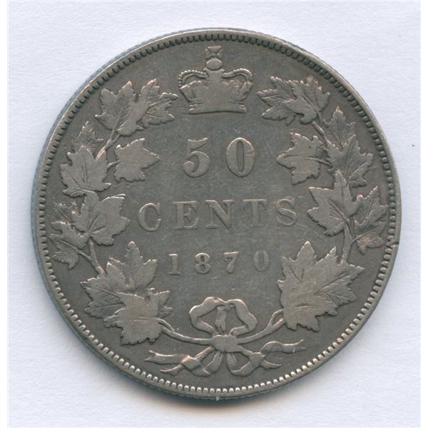 1870 Fifty Cents - L.C.W.