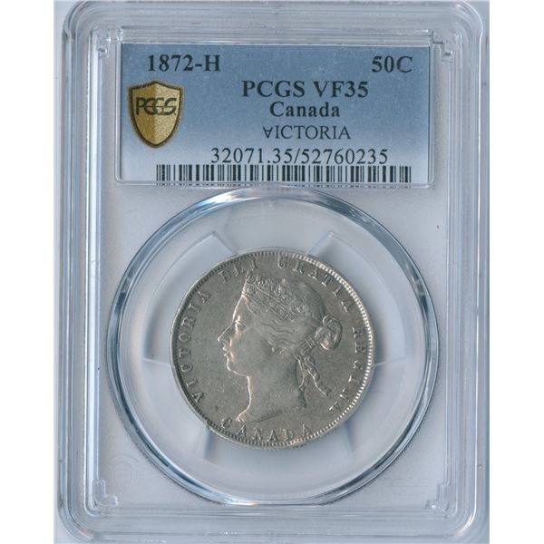 1872H Fifty Cents - A/V