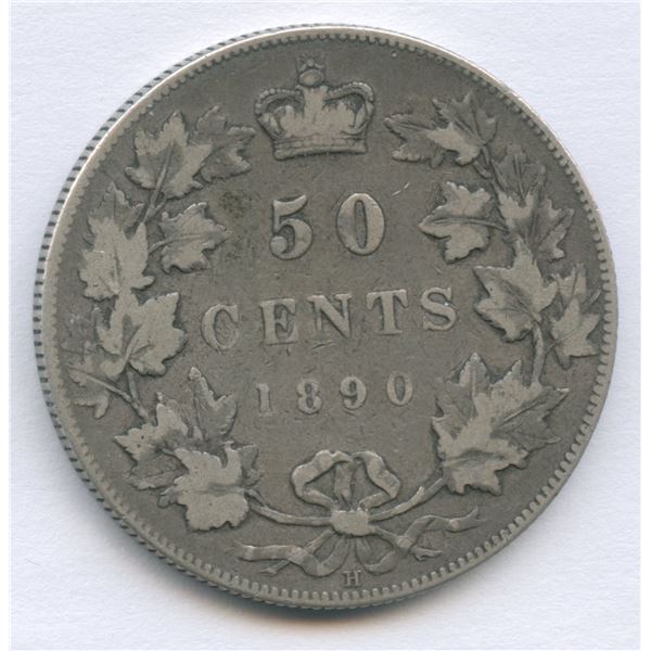 1890H Fifty Cents - Key Date