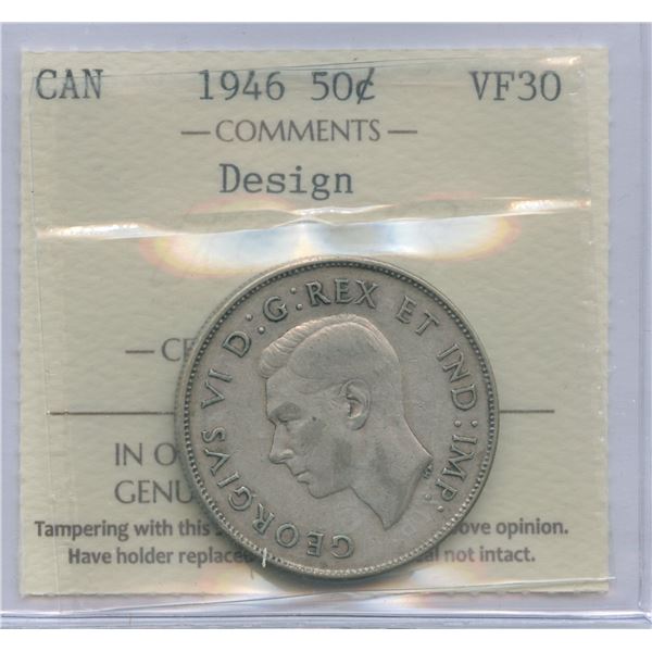 1946 Fifty Cents - Hoof in 6