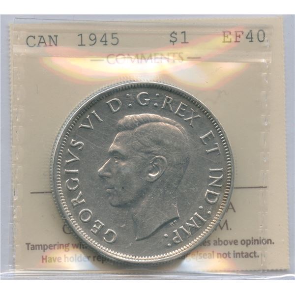 1945 Silver Dollar