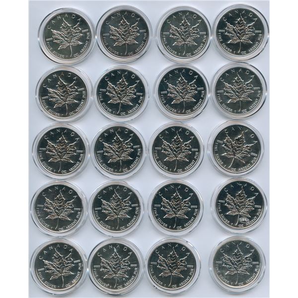 Canada 1988-2007 Silver Maple Leaf Collection
