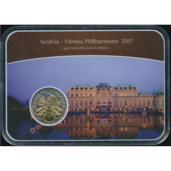 2017 Austria - Vienna Philharmonic Partial Gold Plated Edition
