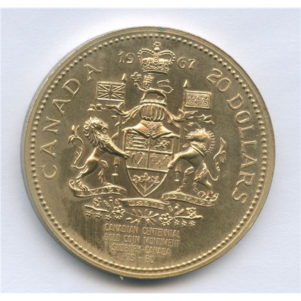 1967 Canada $20 Medallion