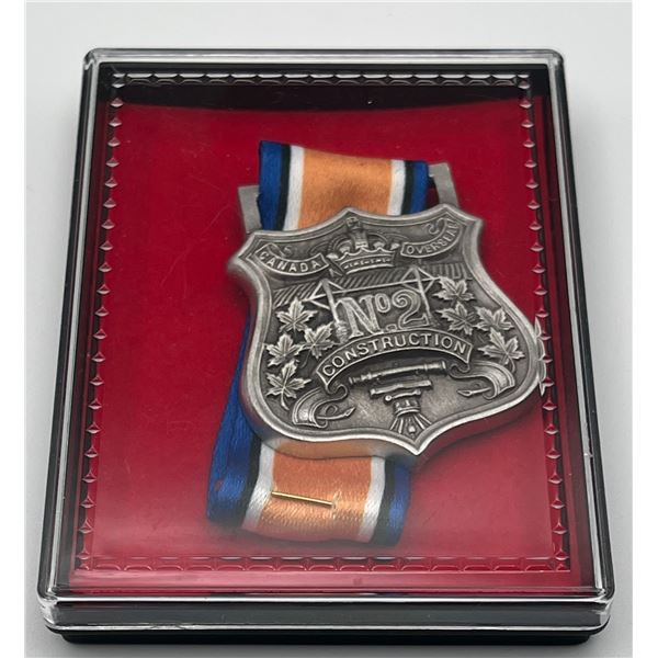 No. 2 Construction Bttn, Canadian Expeditionary Force Commemorative Apology Medal