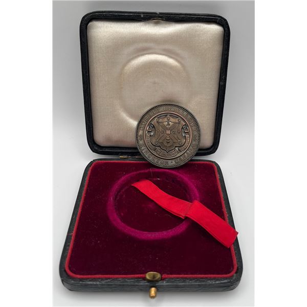 Queens University Awarded Medal - Queens University, Kingston, Ontario, bronze medal awarded to H.G.