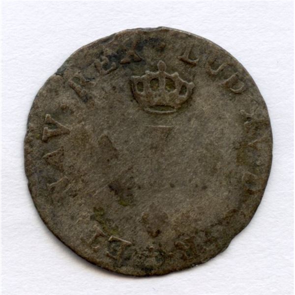 BR 509. Billon Sol of 12 Deniers. 1739 P. (Dijon).
