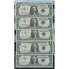 Image 3 : 1957B USA $1 Silver Certificates - Lot of 5 Consecutives