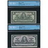 Image 1 : Bank of Canada $1 & $10, 1937 - Lot of 2 Graded Notes