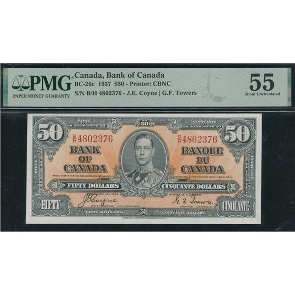 Bank of Canada $50, 1937