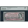 Image 1 : Bank of Canada $1000, 1954 - Devil's Face