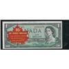 Image 1 : Bank of Canada $1, 1954 - Eaton's Cello Wrap