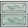 Image 2 : Bank of Canada $1, 1954 - Fancy Serial Numbers