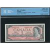 Image 1 : Bank of Canada $2, 1954 - Replacement