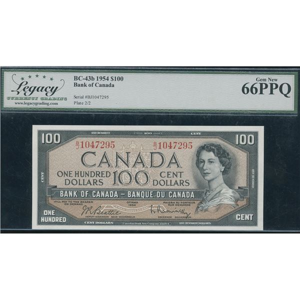 Bank of Canada $100, 1954