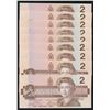 Image 2 : Bank of Canada $2, 1986 - Lot of 9 Changeovers