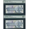 Image 3 : Bank of Canada $5, 1986 - Lot of 3 Consecutive