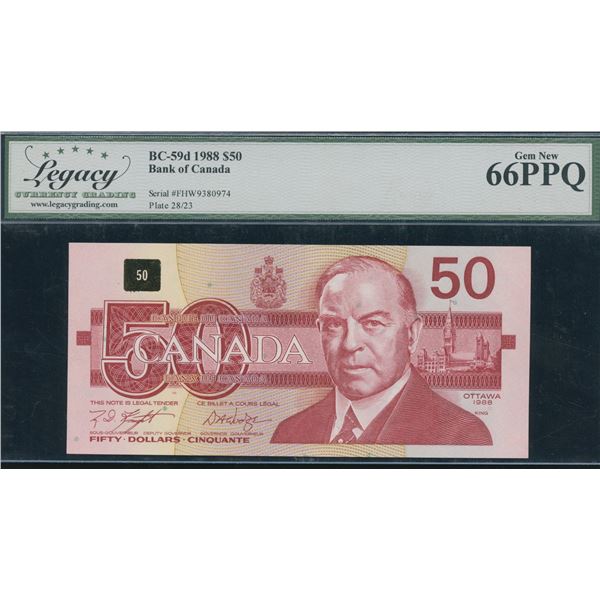 Bank of Canada $50, 1988