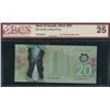 Image 1 : Bank of Canada $20, 2012 - Low Serial Number #1