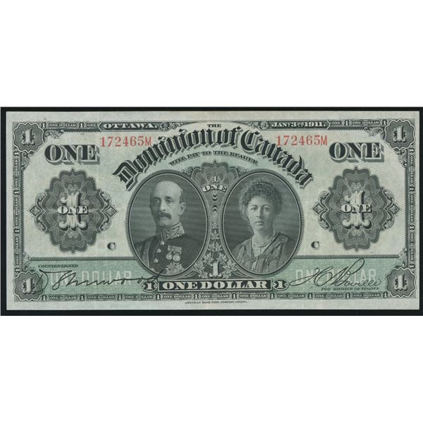 Dominion of Canada $1, 1911