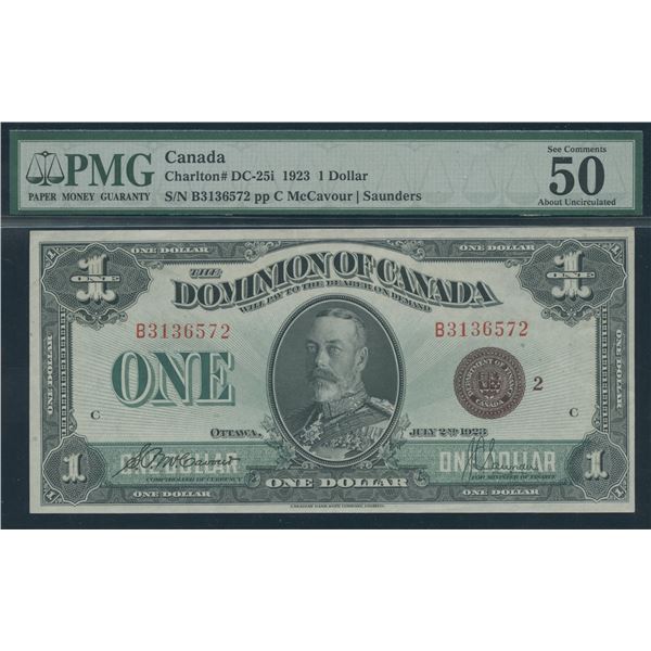 Dominion of Canada $1, 1923