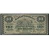 Image 1 : Canadian Bank of Commerce $10, 1871 - Counterfeit