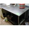 Image 1 : 48" S.S. Work Table w/ Undershelf