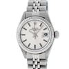 Image 2 : Rolex Ladies Stainless Steel Silver Index 26MM Oyster Perpetual Wristwatch