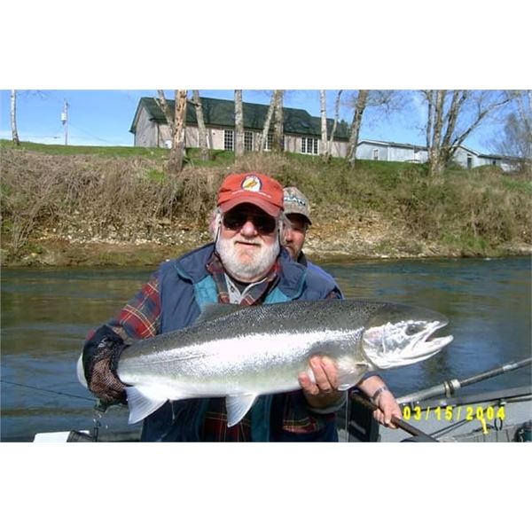 2 day NW Oregon Steelhead Fishing trip for 2 between Feb-April 2026