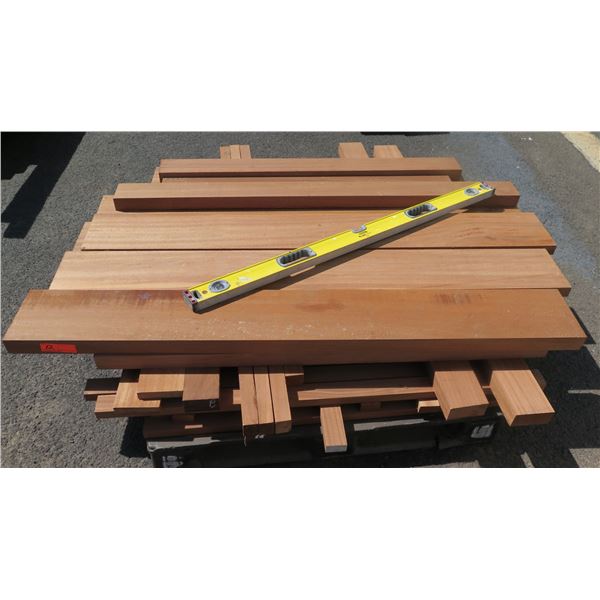 Multiple African Mahogany Lengths, Misc Sizes to 62"L
