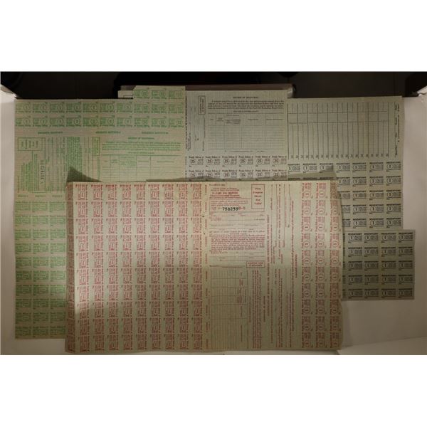 4 SHEETS OF WWII OFFICE OF PRICE ADMINISTRATION