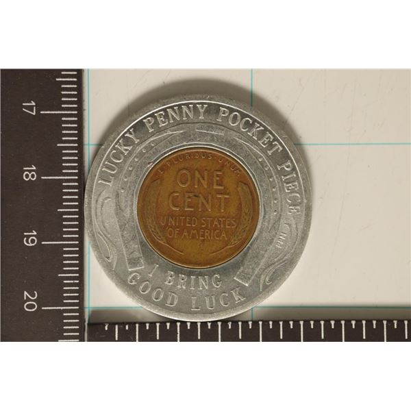 2-ENCASED 1938 LINCOLN WHEAT CENT "RACINE