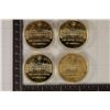 Image 1 : 14-WHITE HOUSE 1 1/2" GOLD COLORED PF SOUVENIR