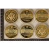 Image 6 : 14-WHITE HOUSE 1 1/2" GOLD COLORED PF SOUVENIR