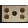 Image 2 : 5 COIN 1999-P 24KT GOLD PLATED STATE QUARTER SET