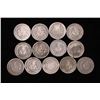 Image 2 : 13 ASSORTED LIBERTY "V" NICKELS: 1900-1912. NO