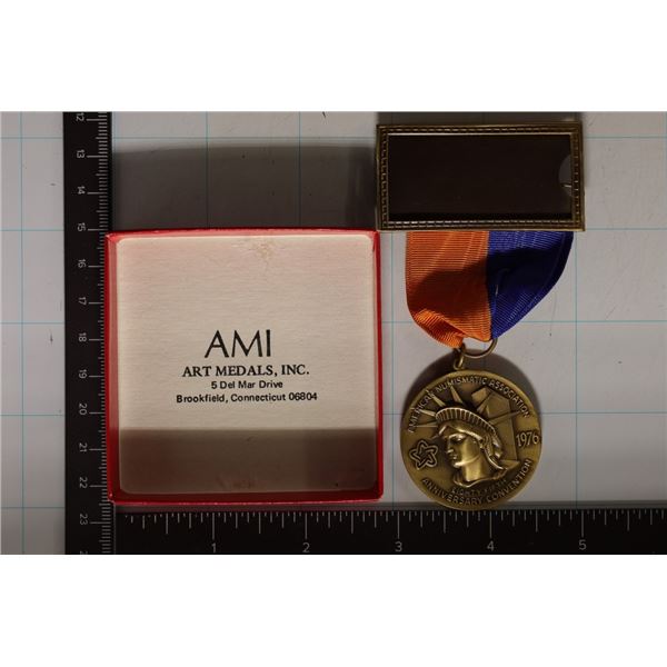 ART MEDALS INC. 1 1/2" BRONZE 1976 AMERICAN