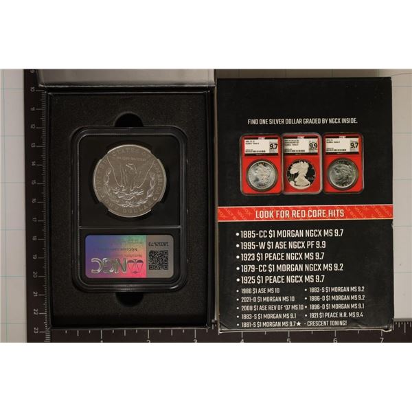 2023 SERIES 4 VAULT BOX. NGC X 2021 MORGAN SILVER
