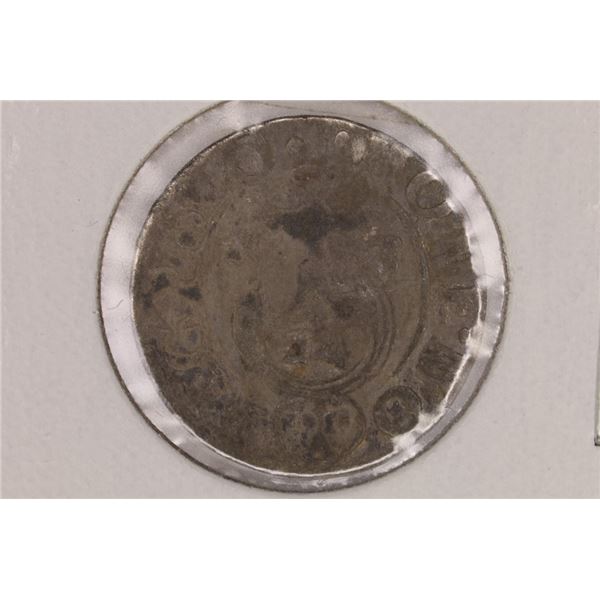 1600'S HAND HAMMERED POLAND SILVER 1/24 TALER