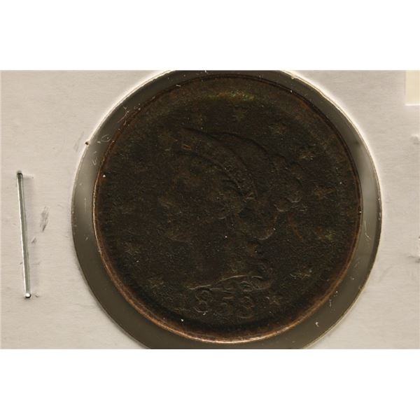 1853 US LARGE CENT