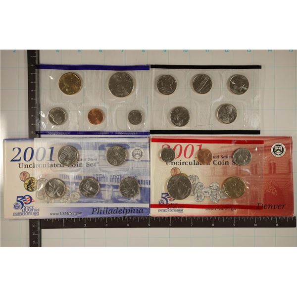 2001 US MINT SET (UNC) P/D WITH ORIGINAL MINT