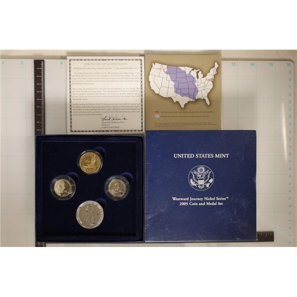 2005 WESTWARD JOURNEY NICKEL SERIES COIN & MEDAL