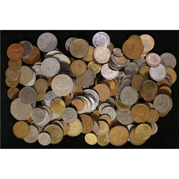 30.8 OZ. OF ASSORTED FOREIGN BULK CHANGE,