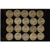 Image 1 : 20 ASSORTED 35% SILVER JEFFERSON WAR NICKELS: 1942