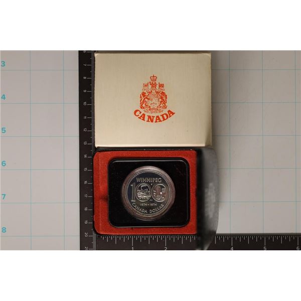 1974 CANADA (PF LIKE) SILVER WINNIPEG DOLLAR