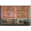 Image 1 : 6 VENEZUELA BILLS: 4-FIVE BOLIVARES (1969, 2-1970