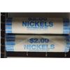 Image 1 : 2 SOLID DATE ROLLS OF 2003-P BU JEFFERSON NICKELS
