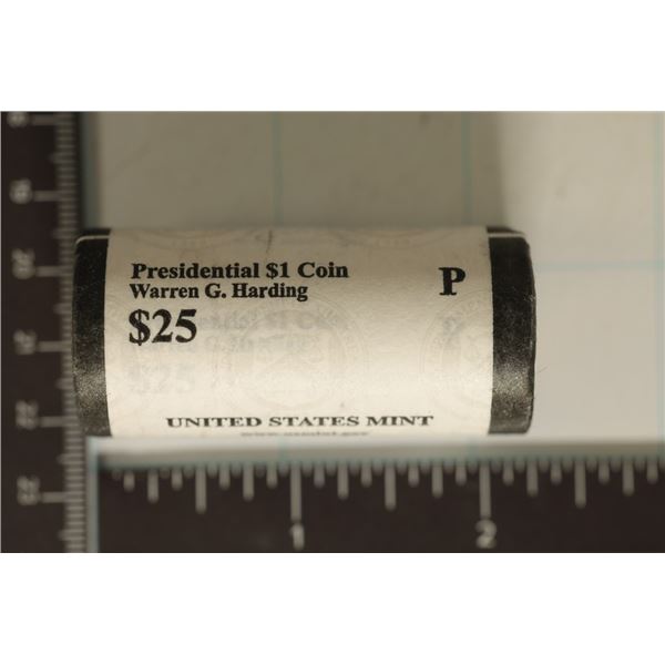 2017-P US SOLID DATE $25 ROLL OF $1 PRESIDENTIAL