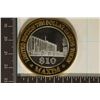 Image 1 : CASINO $10 SILVER TOKEN (UNC) MAXIM CASINO